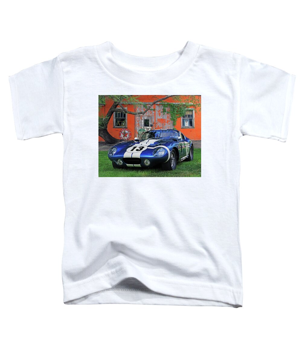 1964 Toddler T-Shirt featuring the photograph 1964 Cobra Daytona Coupe by Christopher McKenzie