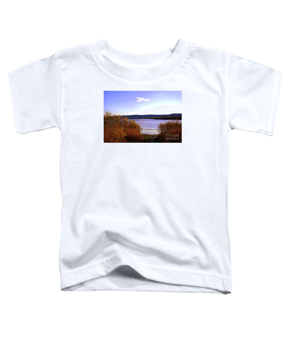 Evening Toddler T-Shirt featuring the photograph Evening time on the river Suir #2 by Joe Cashin