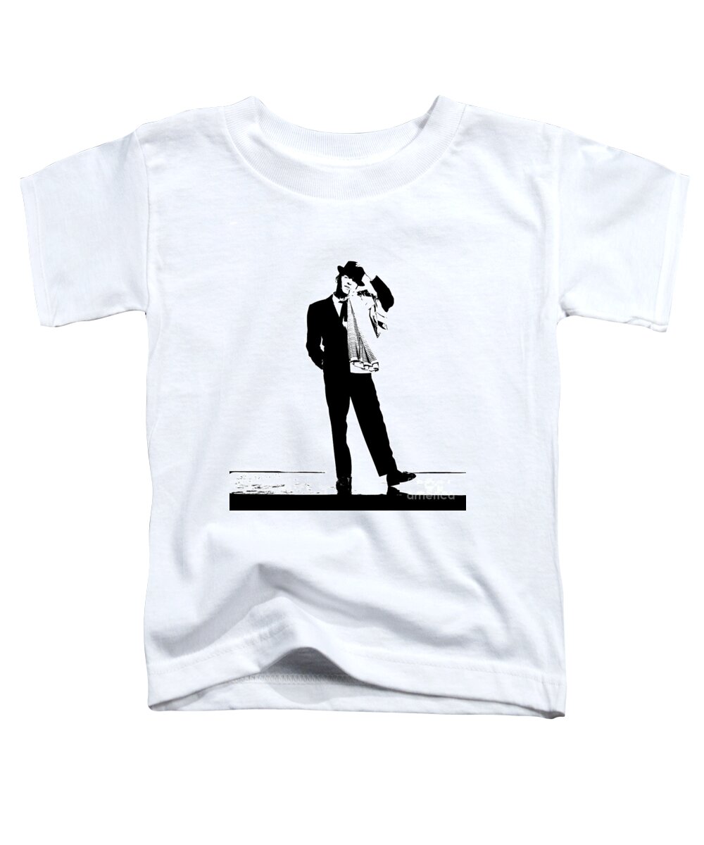 Sinatra Toddler T-Shirt featuring the photograph Sinatra - Ol' Blue Eyes #3 by Doc Braham