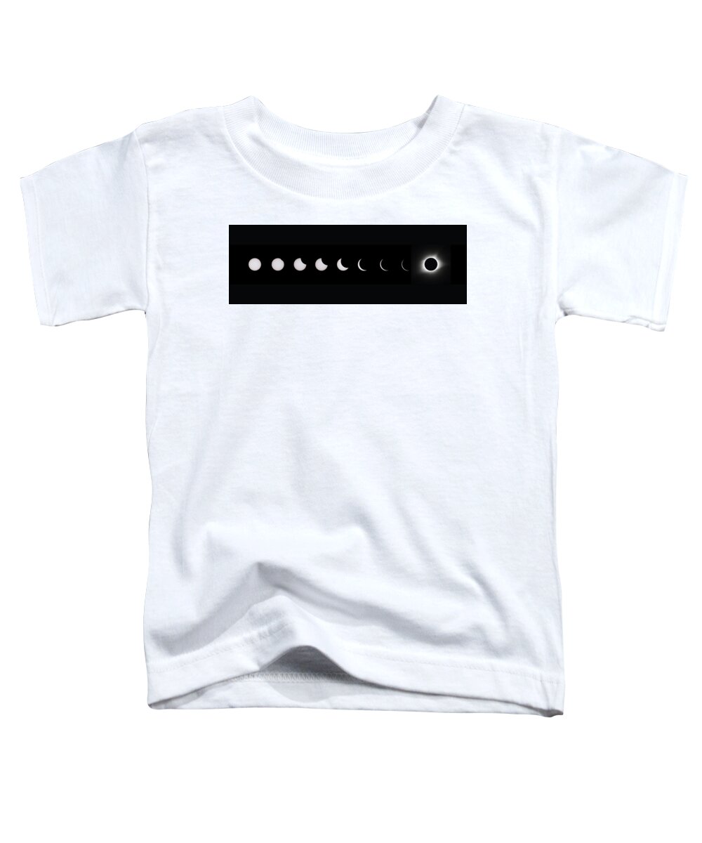Eclipse Toddler T-Shirt featuring the photograph 2017 Solar Eclipse Series by Paul Rebmann