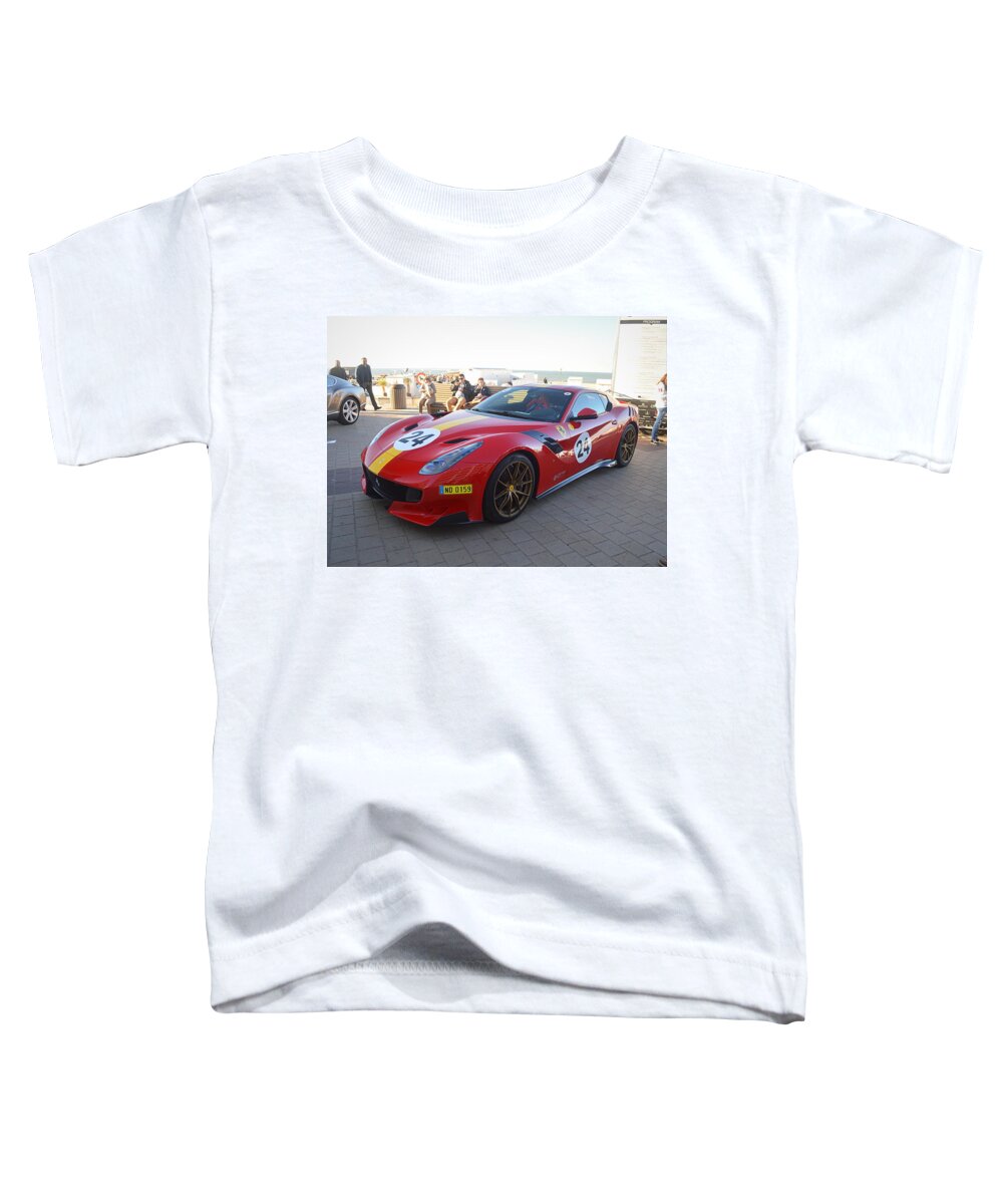 Ferrari Toddler T-Shirt featuring the photograph Ferrari F12 TDF #3 by Sportscars OfBelgium