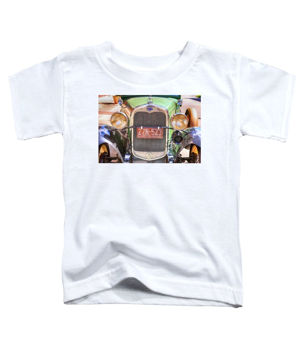 Vintage Toddler T-Shirt featuring the photograph Ford Model A #3 by Chris Smith