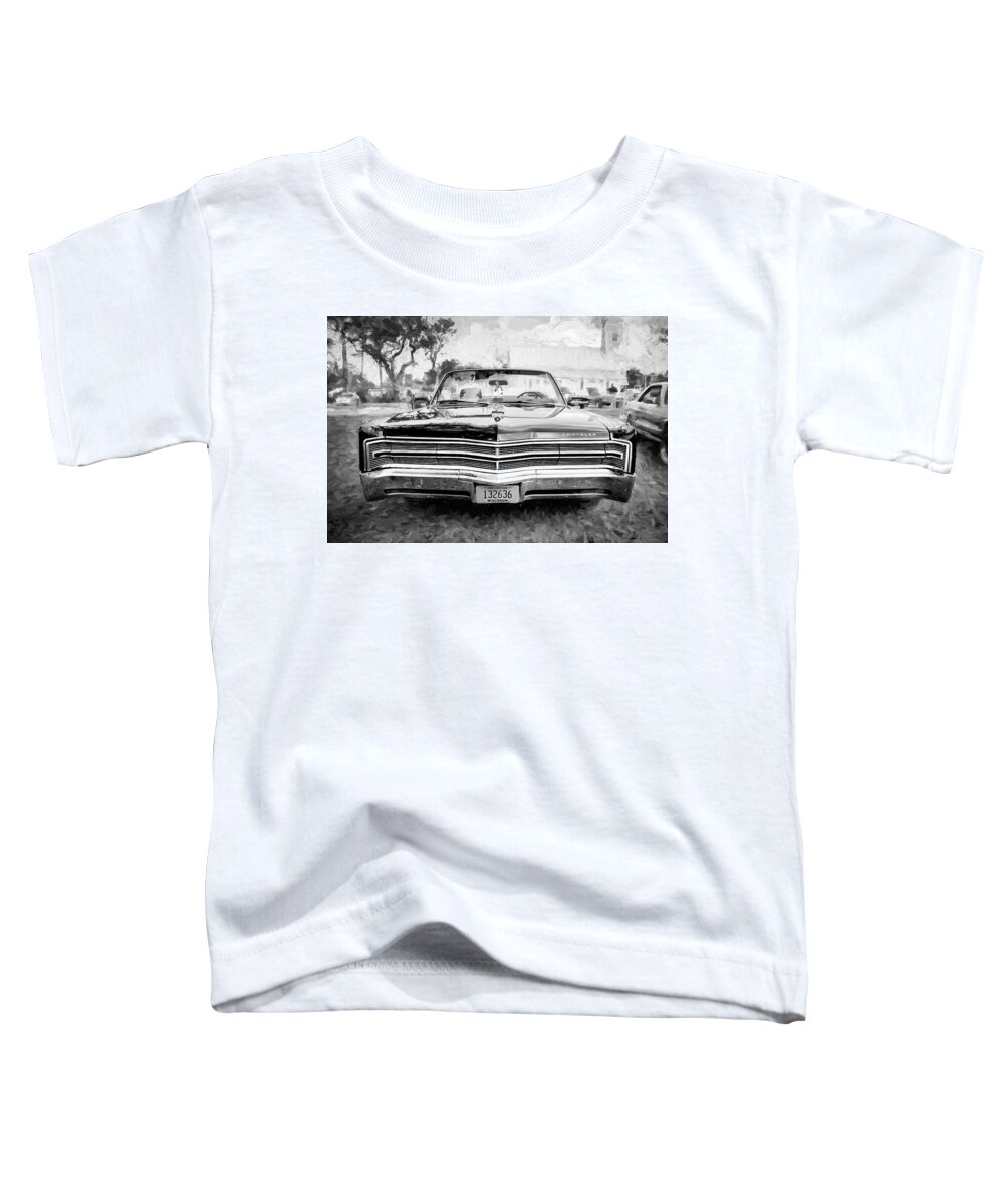 1968 Chrysler 300 Convertible Toddler T-Shirt featuring the photograph 1968 Chrysler 300 Convertible Newport New Yorker #5 by Rich Franco