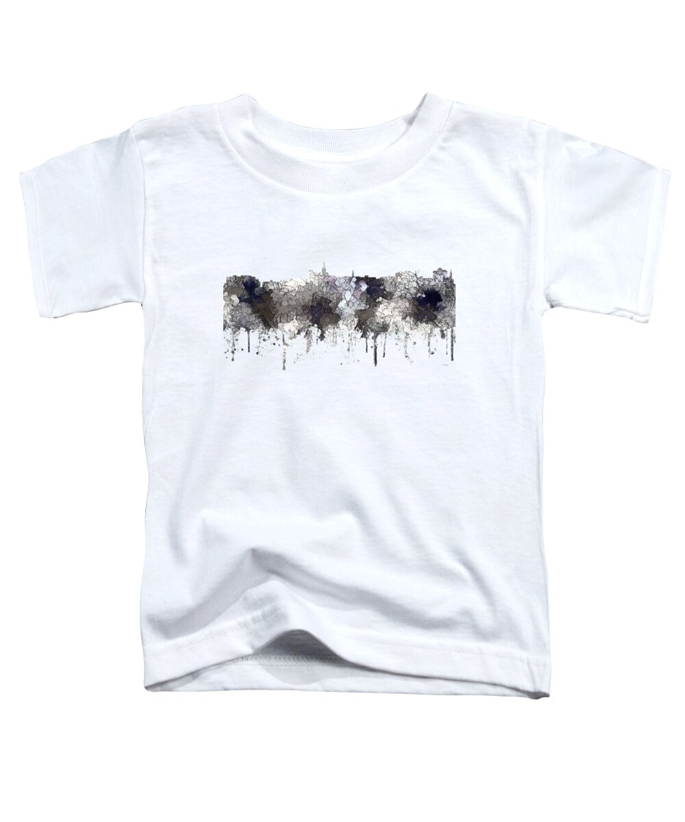 Geelong Australia Skyline Toddler T-Shirt featuring the digital art Geelong Australia Skyline #5 by Marlene Watson