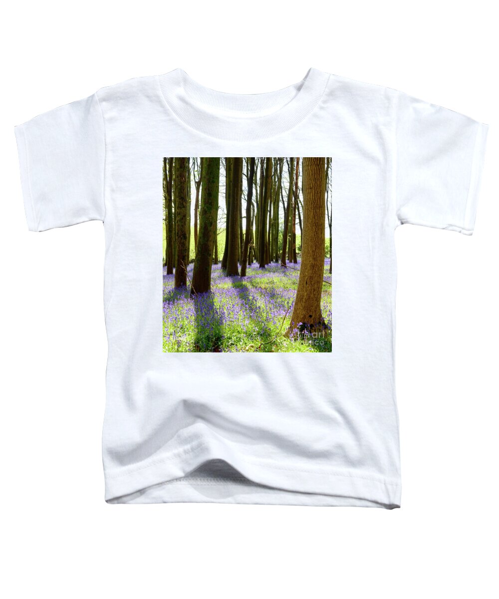 Bluebells Toddler T-Shirt featuring the photograph Bluebell Woods #6 by Colin Rayner