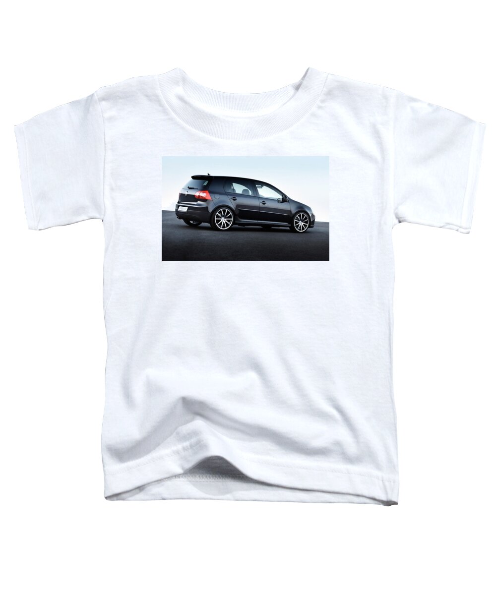 Volkswagen Toddler T-Shirt featuring the digital art Volkswagen #7 by Super Lovely