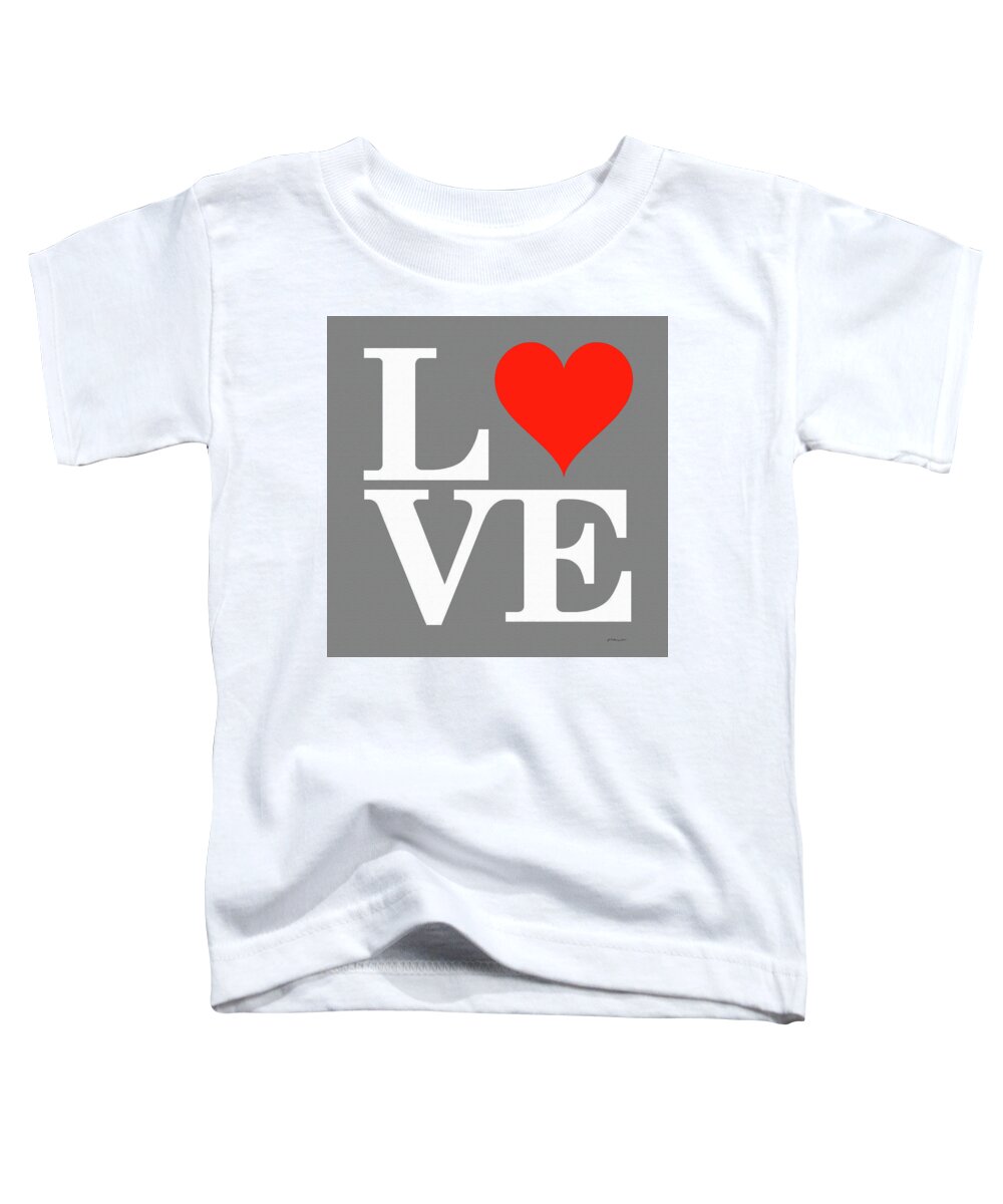 Love Toddler T-Shirt featuring the digital art Love Heart Sign #72 by Gregory Murray