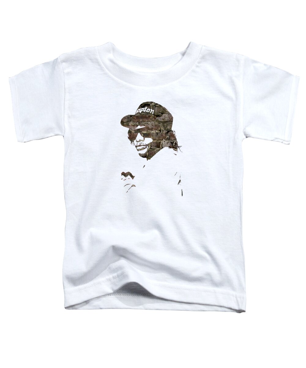 Eazy E Toddler T-Shirt featuring the mixed media Eazy E Straight Outta Compton #8 by Marvin Blaine