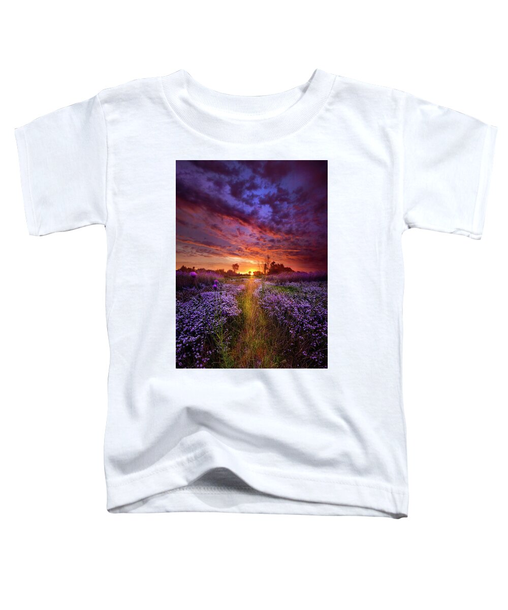 Spring Toddler T-Shirt featuring the photograph A Peaceful Proposition by Phil Koch