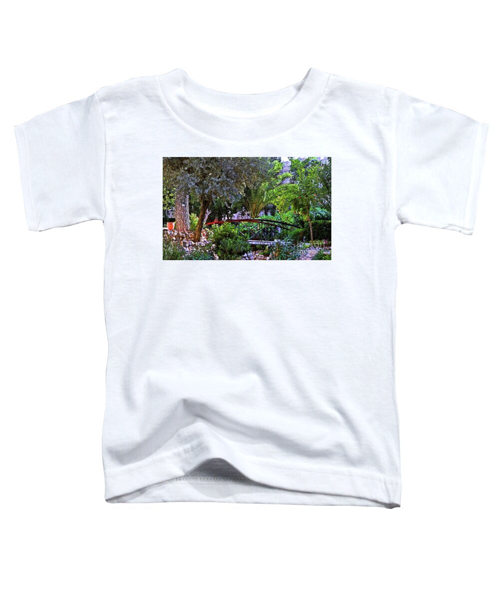 Garden Toddler T-Shirt featuring the photograph A Piece Of The Garden by Lydia Holly