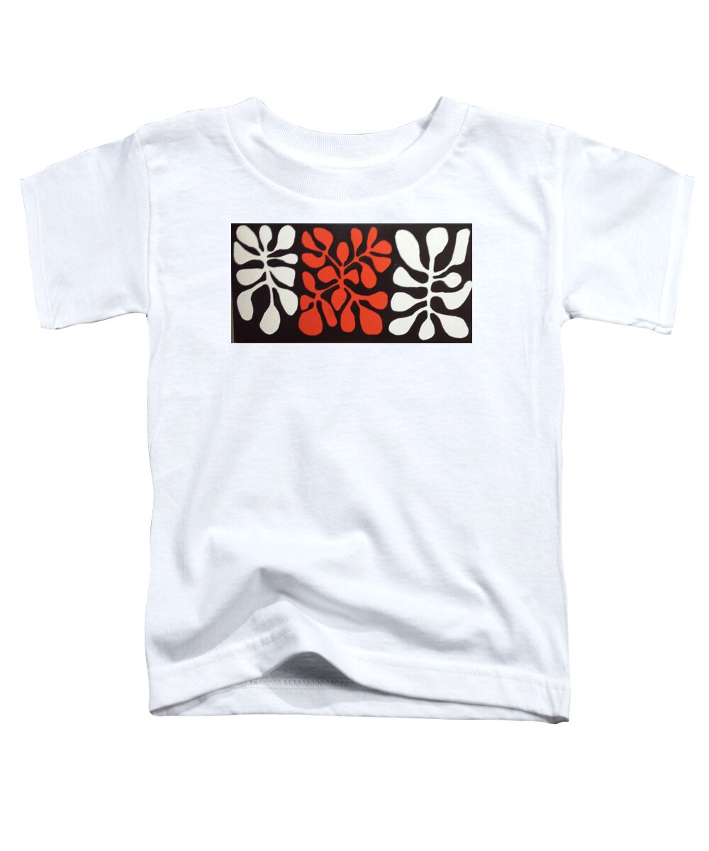  Toddler T-Shirt featuring the painting Aboriginal by Elise Boam