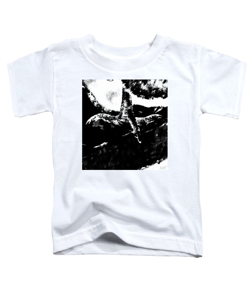 Abstract Toddler T-Shirt featuring the photograph Abstract Chicken Foot by Gina O'Brien