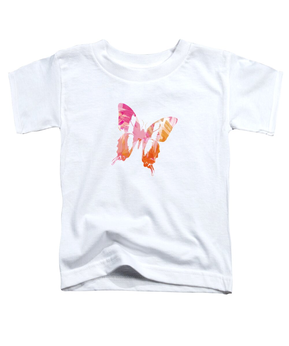 Abstract Toddler T-Shirt featuring the mixed media Abstract Paint Pattern by Christina Rollo
