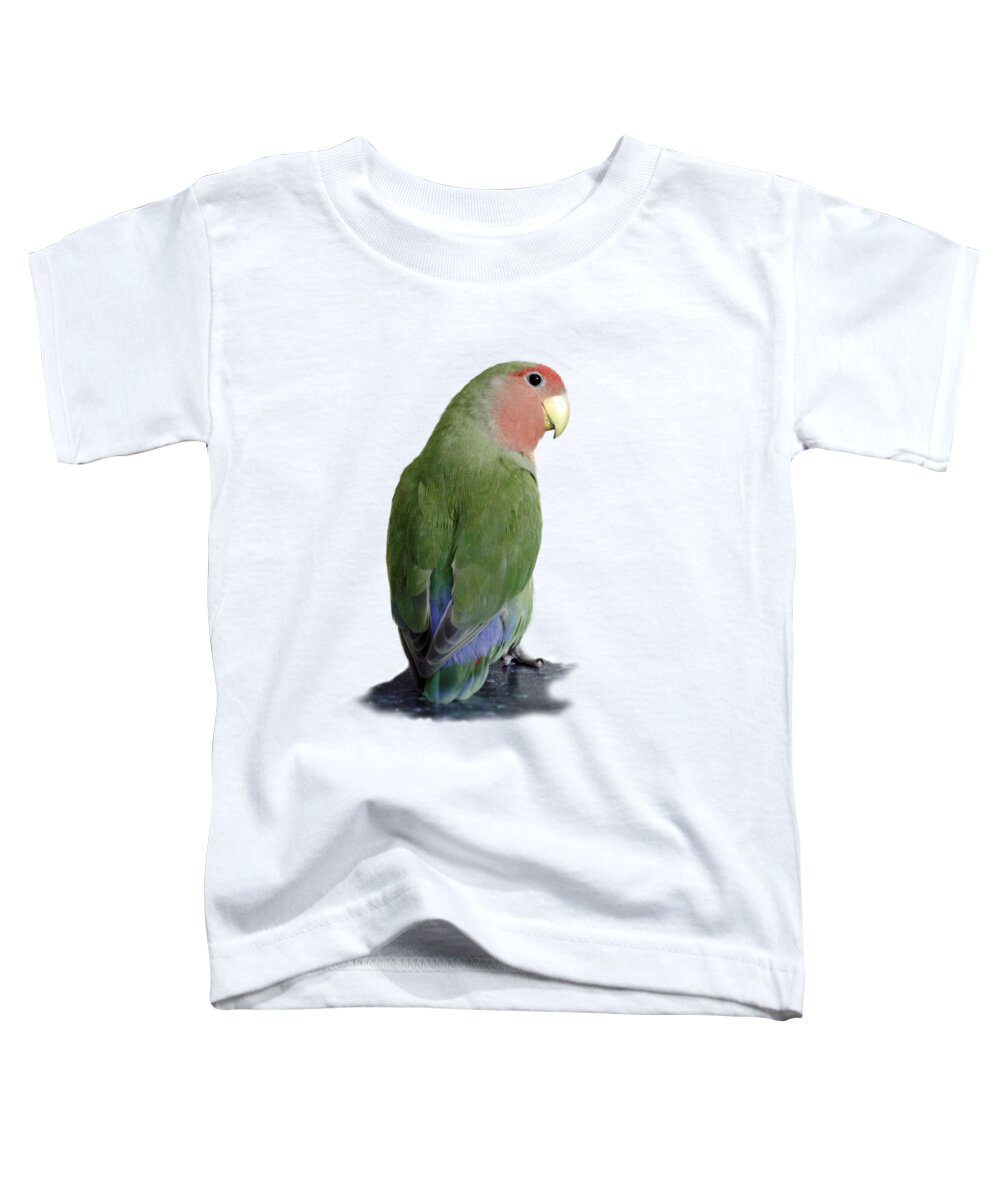 Bird Toddler T-Shirt featuring the photograph Adorable Pickle on a transparent background by Terri Waters