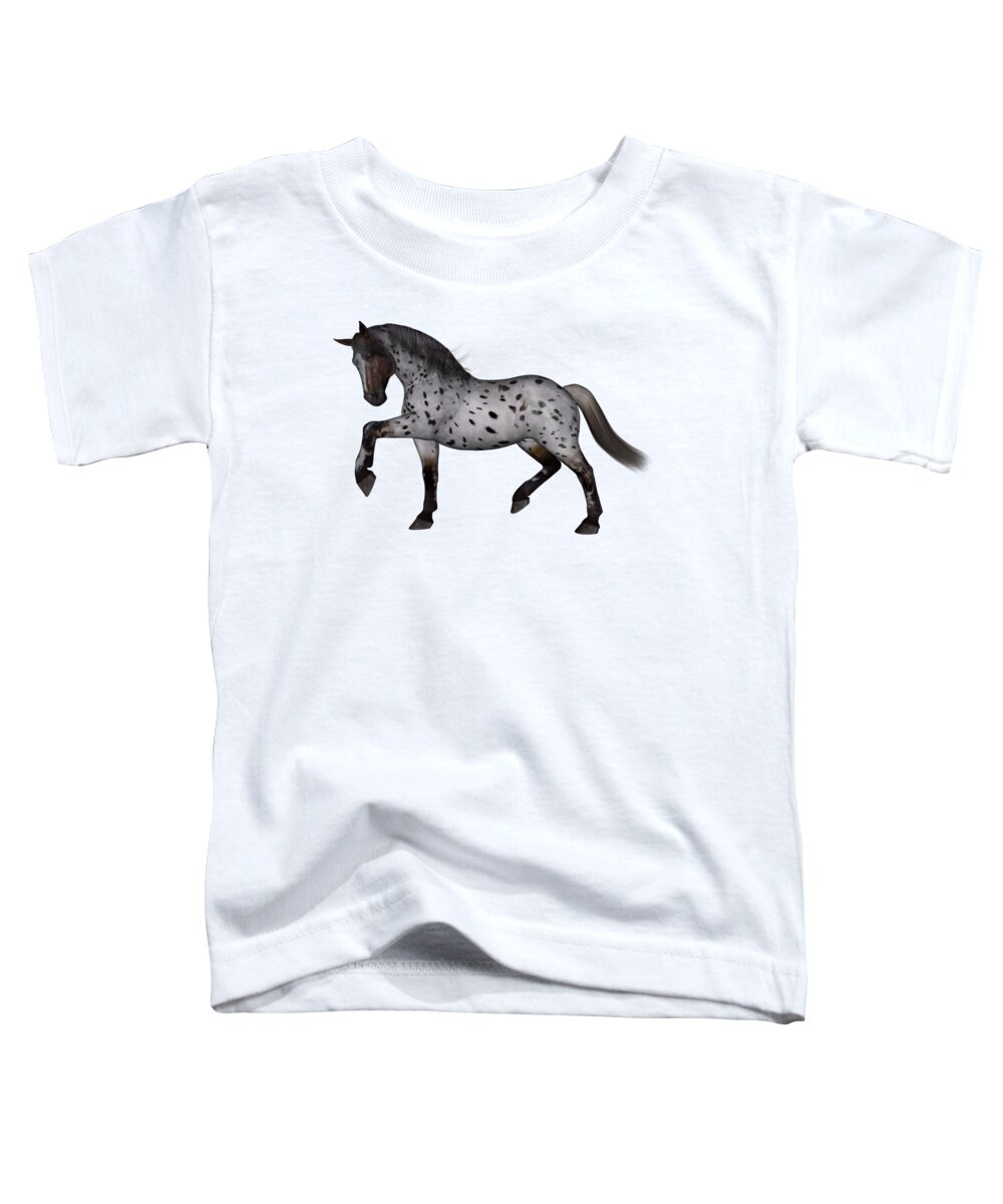 Horse Toddler T-Shirt featuring the digital art Albuquerque by Betsy Knapp