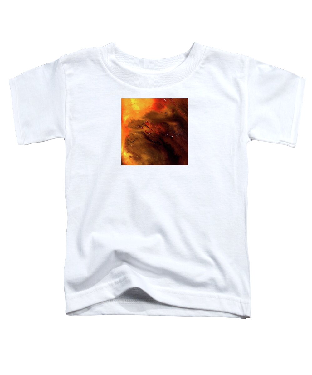 Gallery Toddler T-Shirt featuring the painting ALCHEMY 04c by Dar Freeland