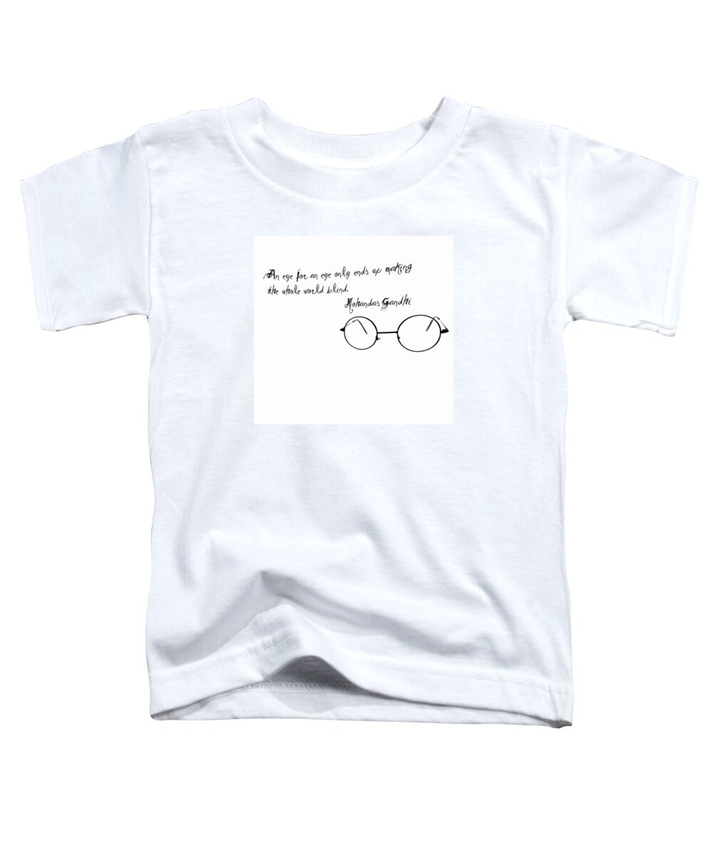 Eye Toddler T-Shirt featuring the photograph An Eye for an Eye by Bill Cannon