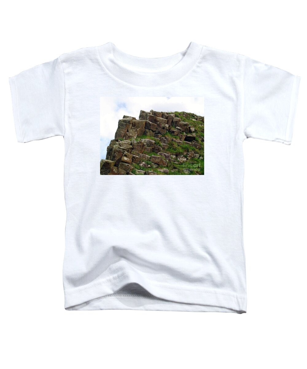 The Giants Causeway Toddler T-Shirt featuring the photograph Ancient Steps of the Gods by Patricia Griffin Brett