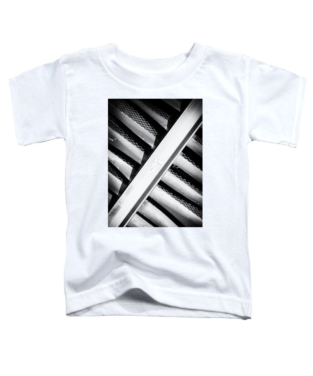 Diagonal Toddler T-Shirt featuring the photograph Angle of Venting II by John Williams