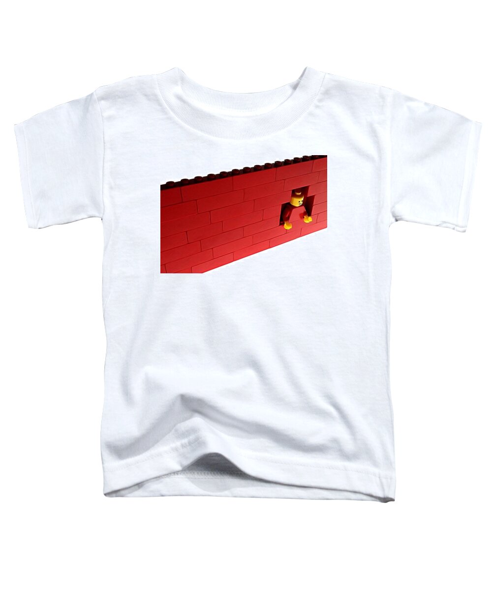 Lego Toddler T-Shirt featuring the photograph Another Brick In The Wall by Mark Fuller