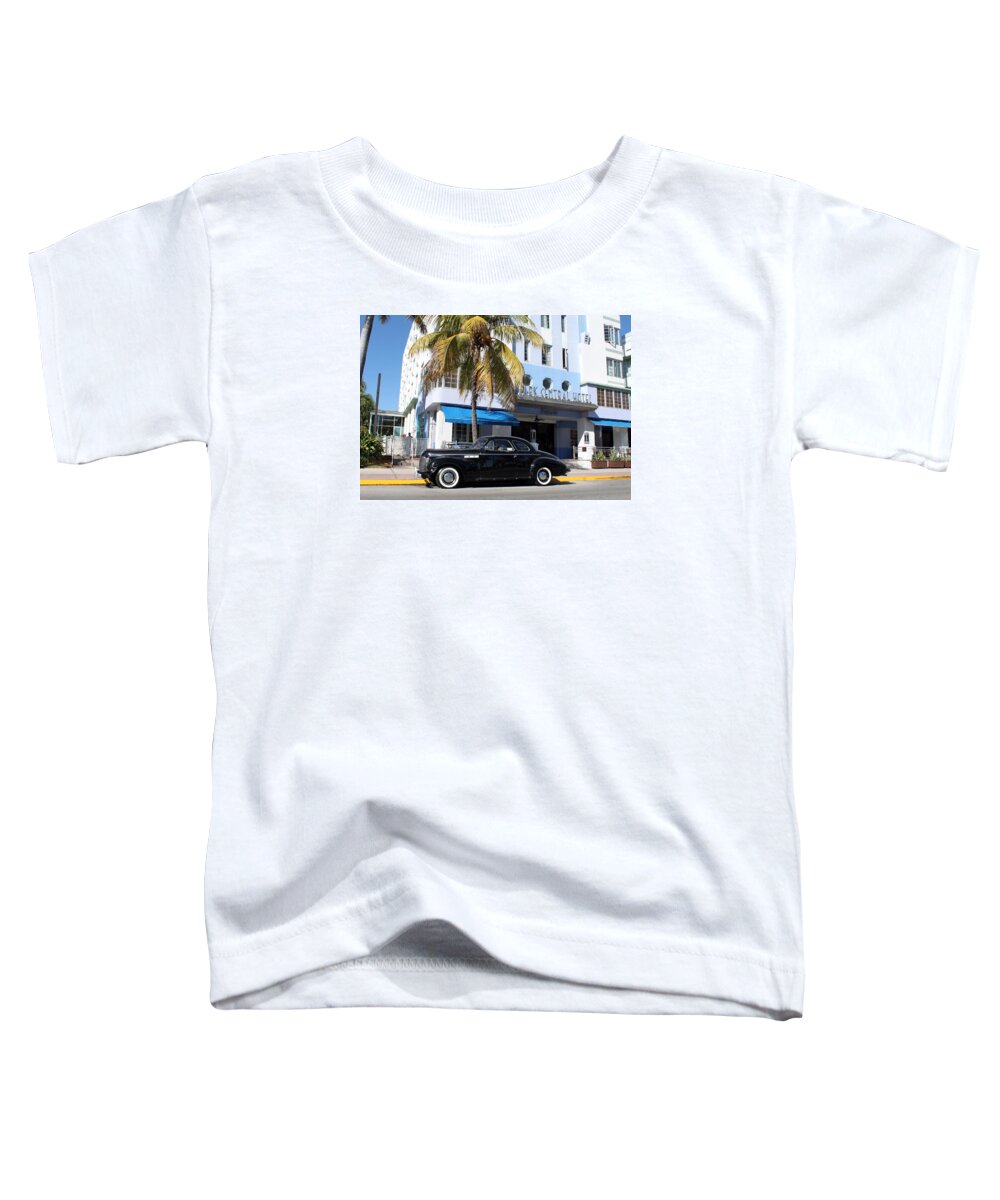 Miami Beach Toddler T-Shirt featuring the photograph Art Deco @ Miami Beach by Gerry Schneider