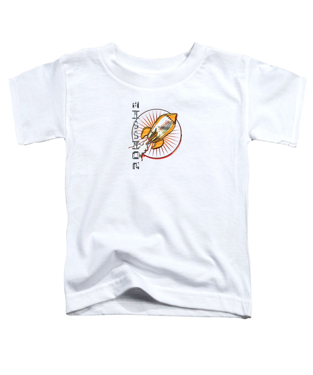 Jesus Toddler T-Shirt featuring the digital art Mission JESUS ONE by Payet Emmanuel