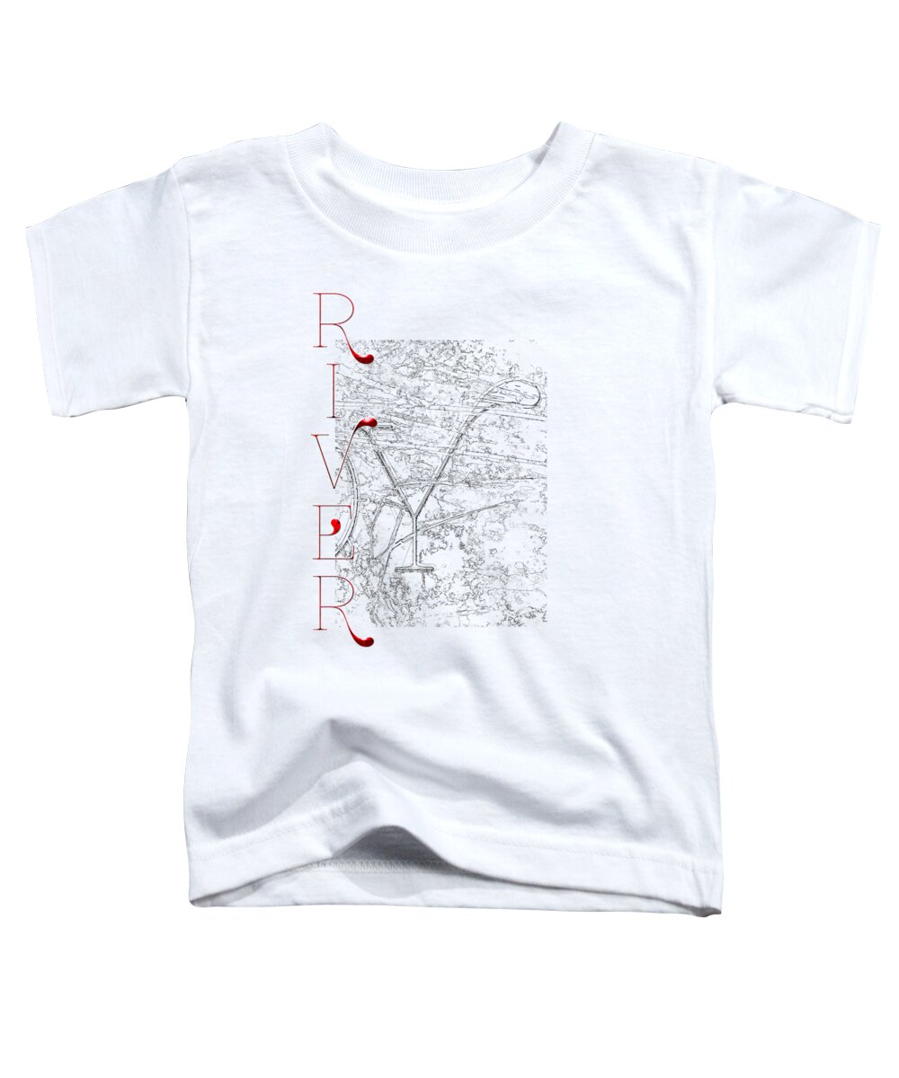 Jesus Toddler T-Shirt featuring the digital art Joy River by Payet Emmanuel