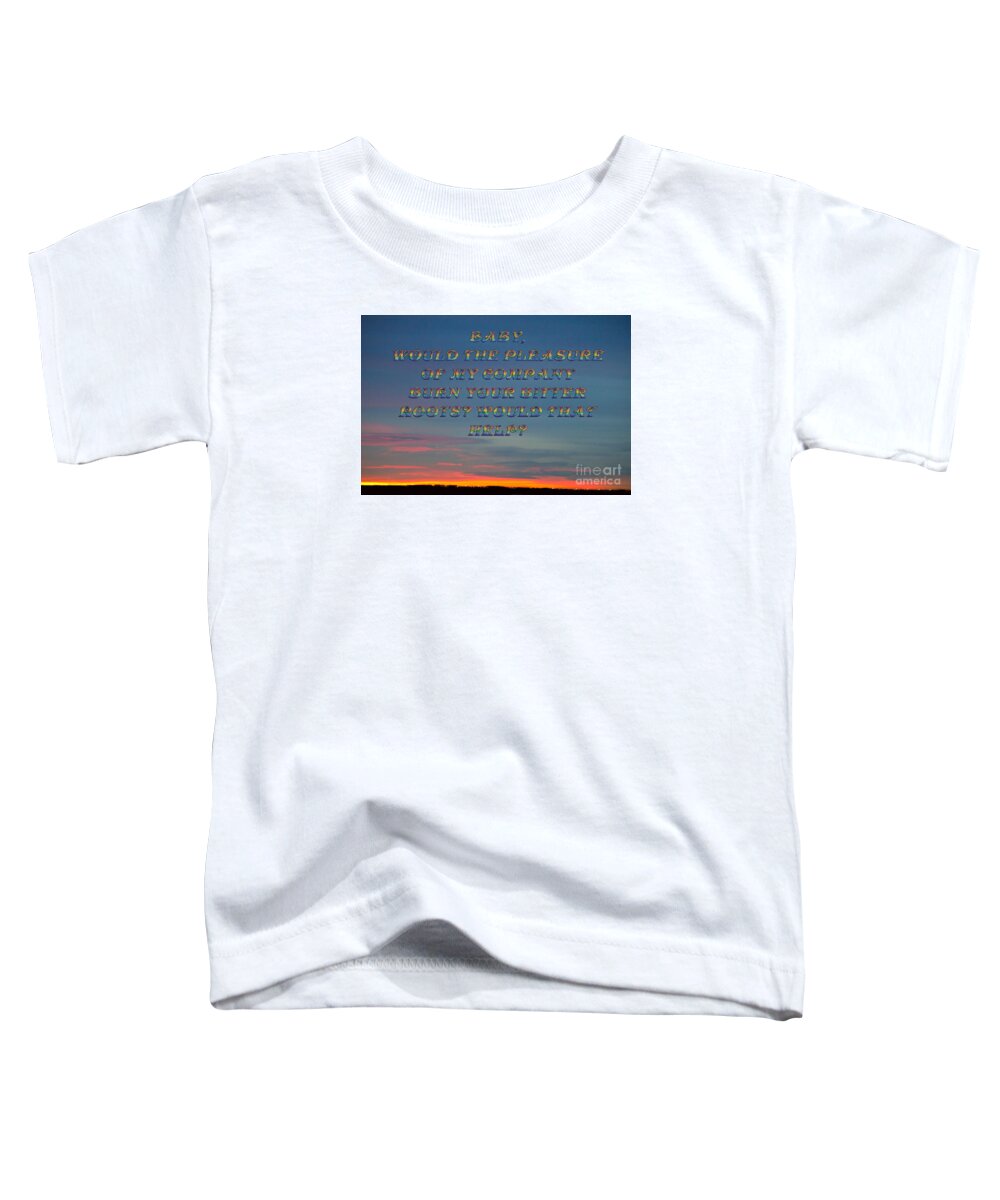 Landscape Toddler T-Shirt featuring the photograph Baby Your Bitter Roots by Donna L Munro