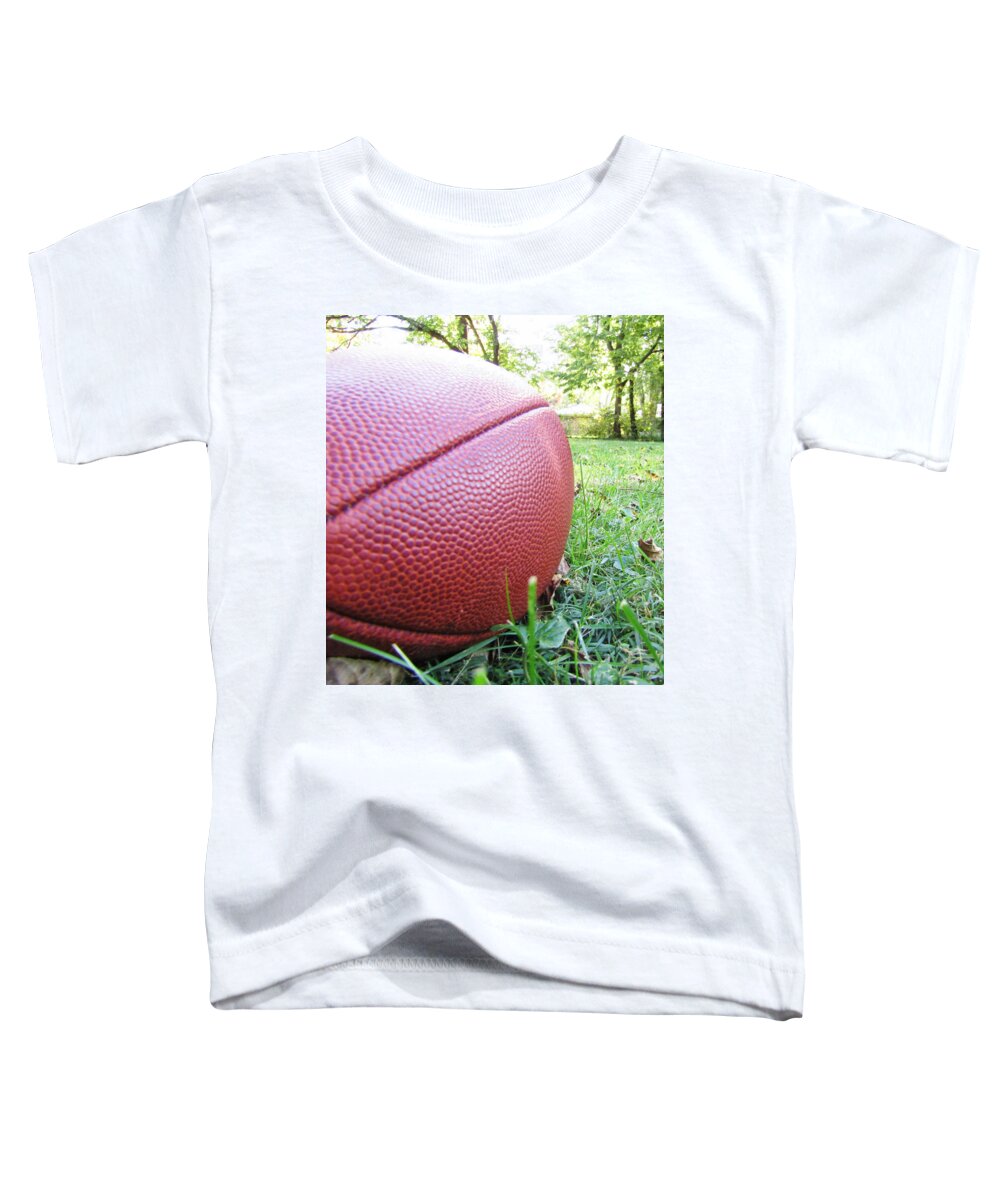 Hike Toddler T-Shirt featuring the photograph Backyard Football by Robert Knight
