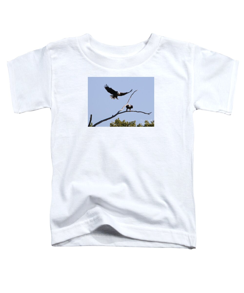 Bald Eagles Toddler T-Shirt featuring the photograph Bald Eagles 1274 by Jack Schultz