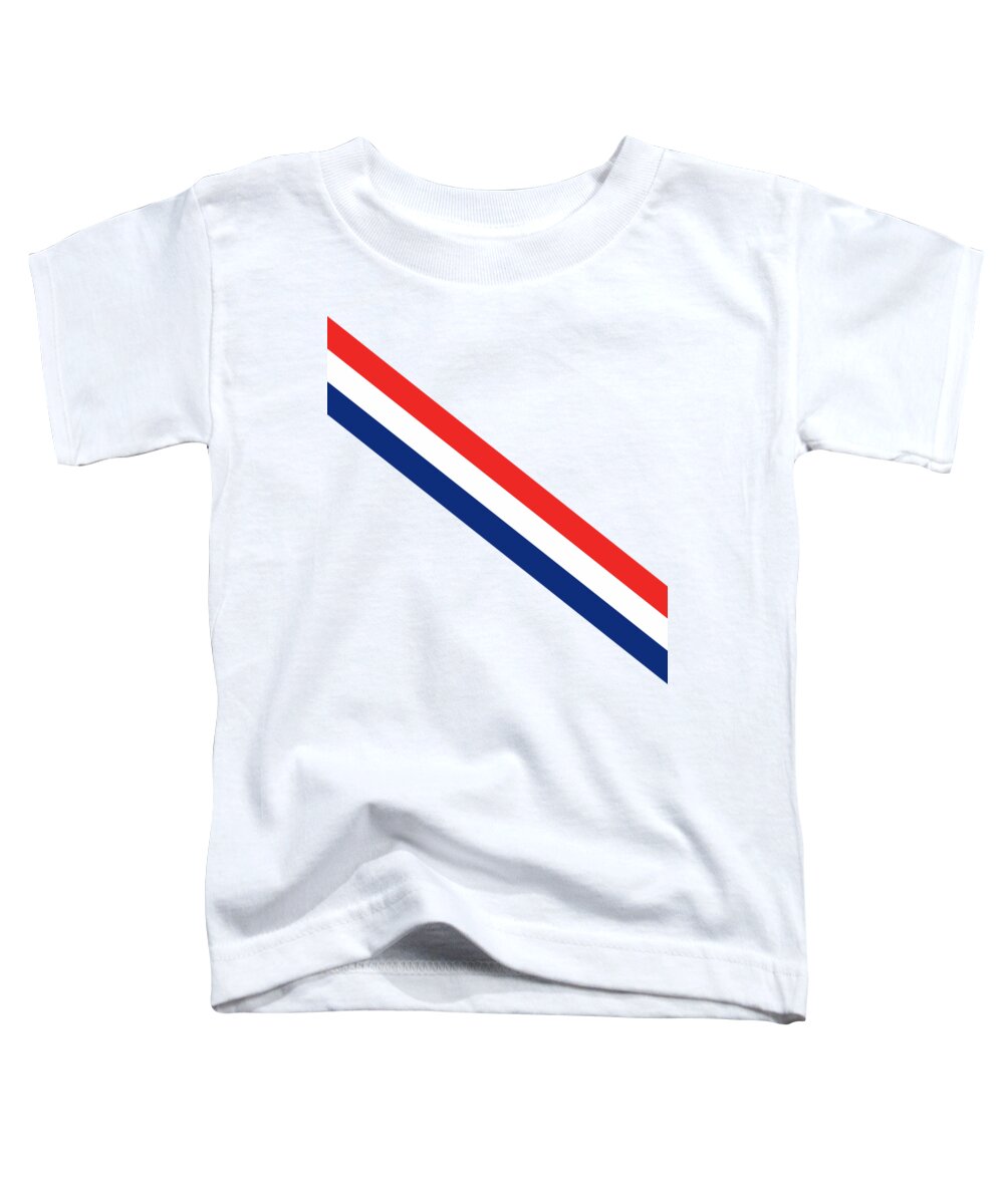 Barber Shop Pole Toddler T-Shirt featuring the digital art Barber Stripes by Julia Jasiczak