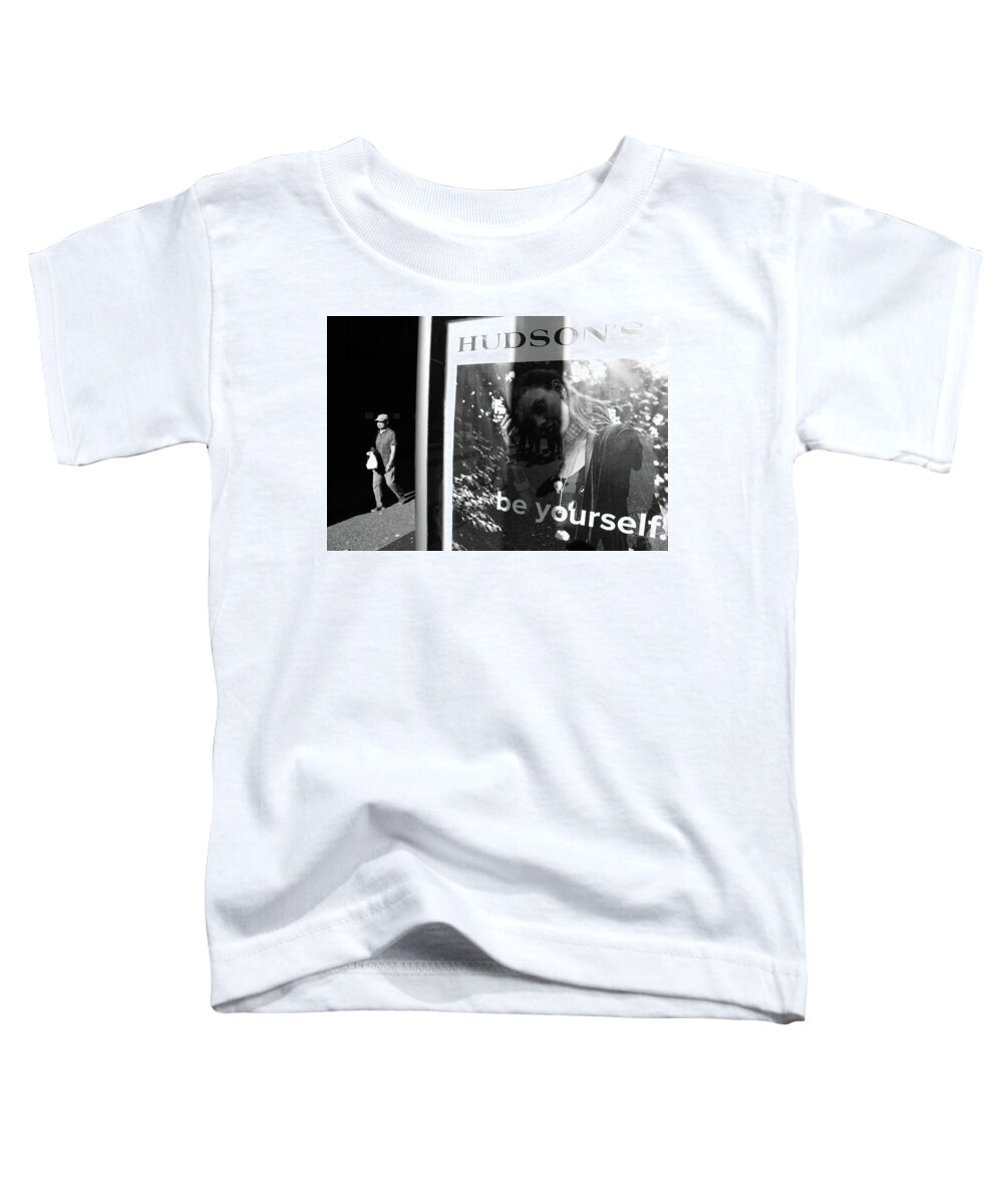 Street Photography Toddler T-Shirt featuring the photograph Be Hudson by J C