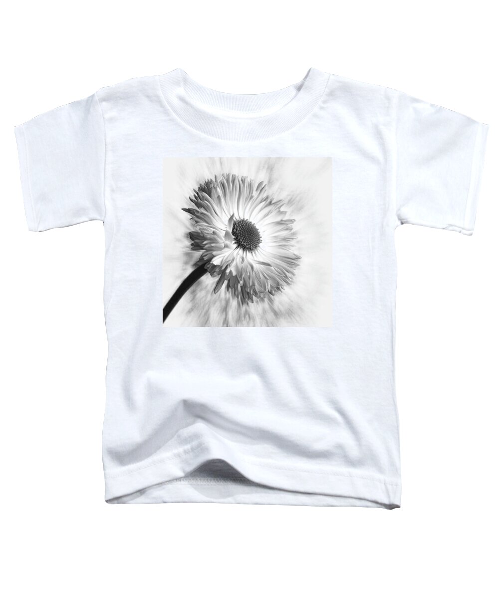 Beautiful Toddler T-Shirt featuring the photograph Bellis In Mono 
#flower #flowers by John Edwards