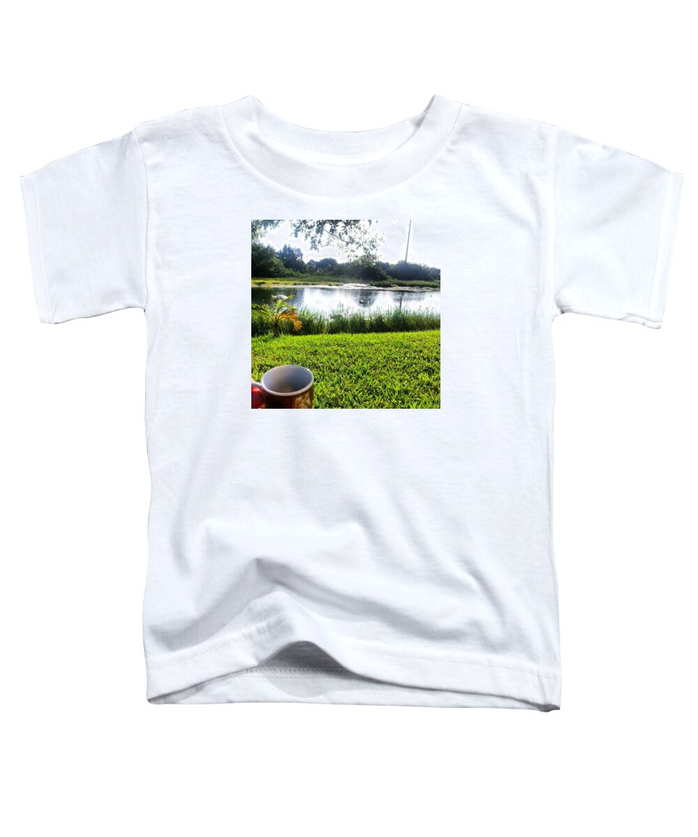 Coffee Toddler T-Shirt featuring the photograph Best Way To Start Your Morning by Roberto Munoz