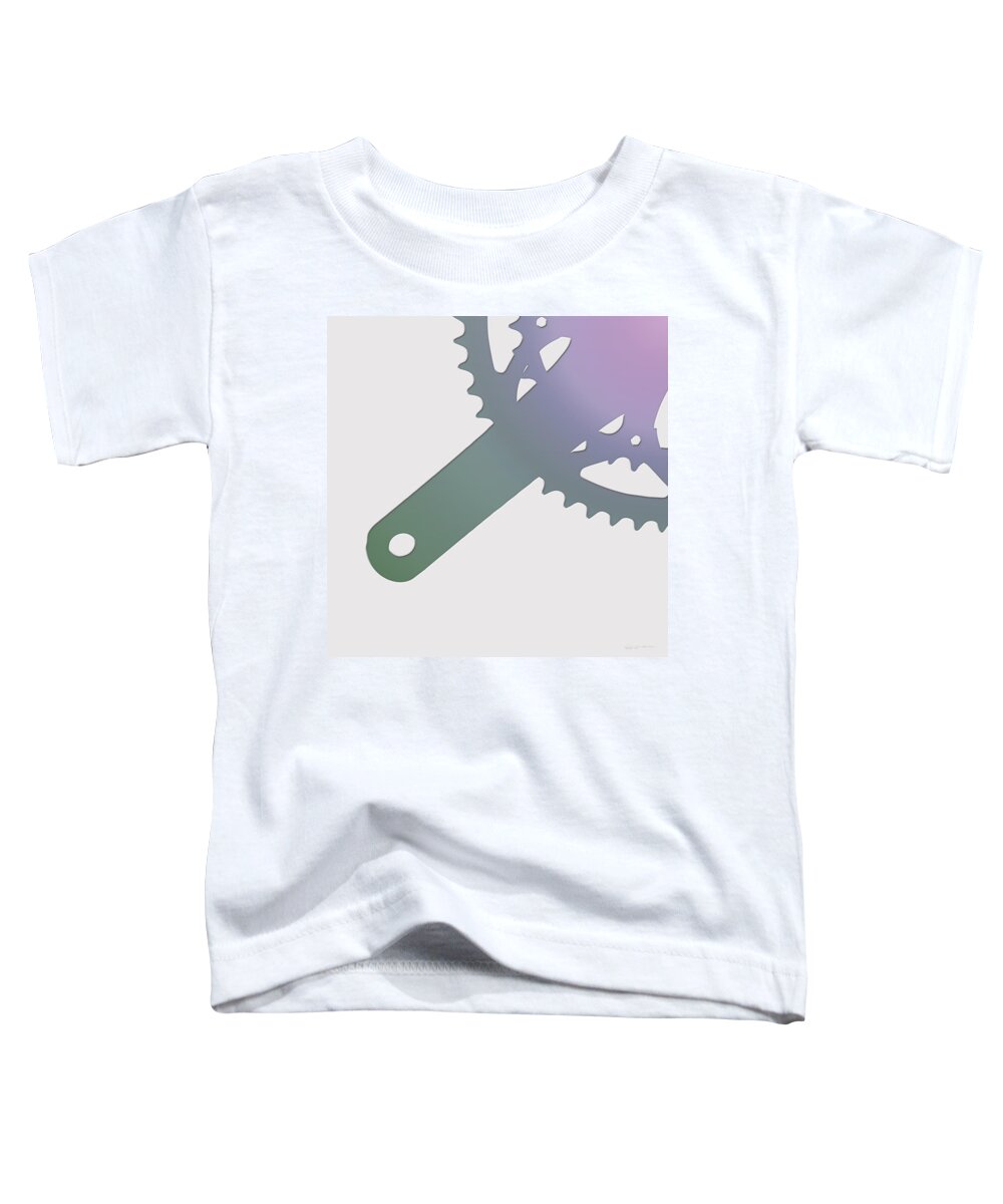 two-wheel Drive Fine Art Collection By Serge Averbukh Toddler T-Shirt featuring the photograph Bicycle Chain Ring - 3 of 4 by Serge Averbukh