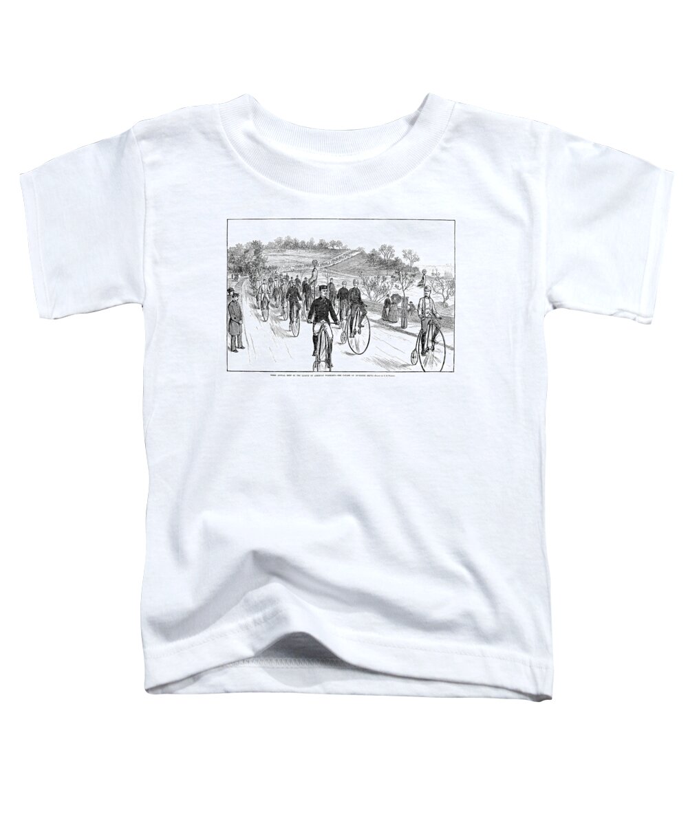 1883 Toddler T-Shirt featuring the photograph Bicycle Meet, 1883 by Granger
