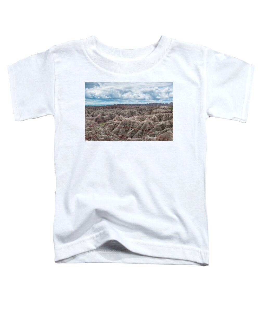 Big Badlands Overlook Toddler T-Shirt featuring the photograph Big Overlook Badlands National Park by Kyle Hanson
