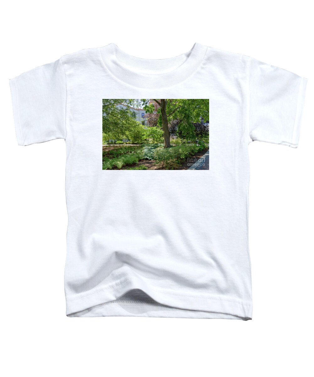 Vu Toddler T-Shirt featuring the photograph Campus Garden by William Norton