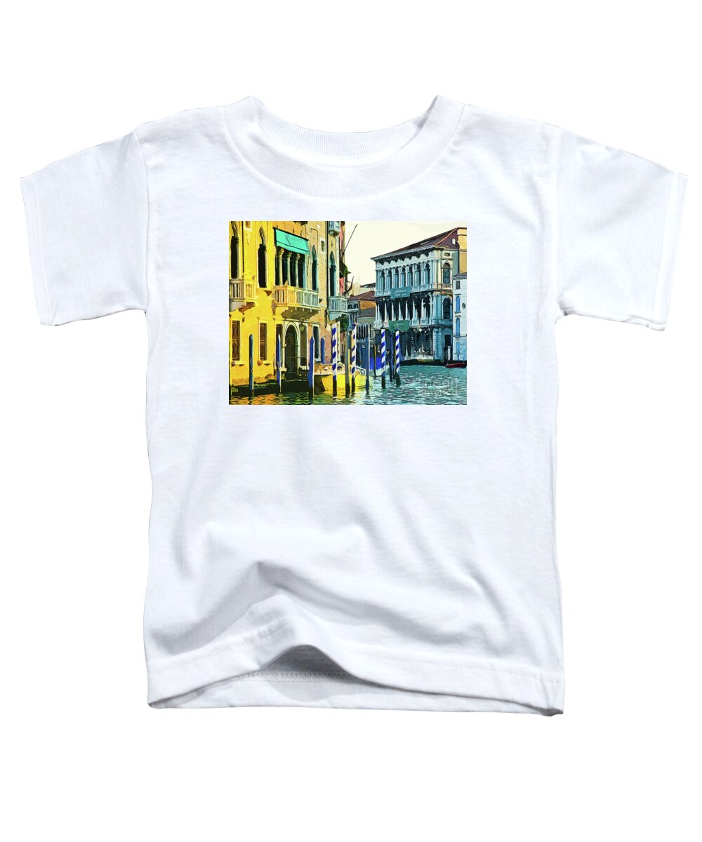 Venice Toddler T-Shirt featuring the photograph Ca'Rezzonico Museum by Tom Cameron