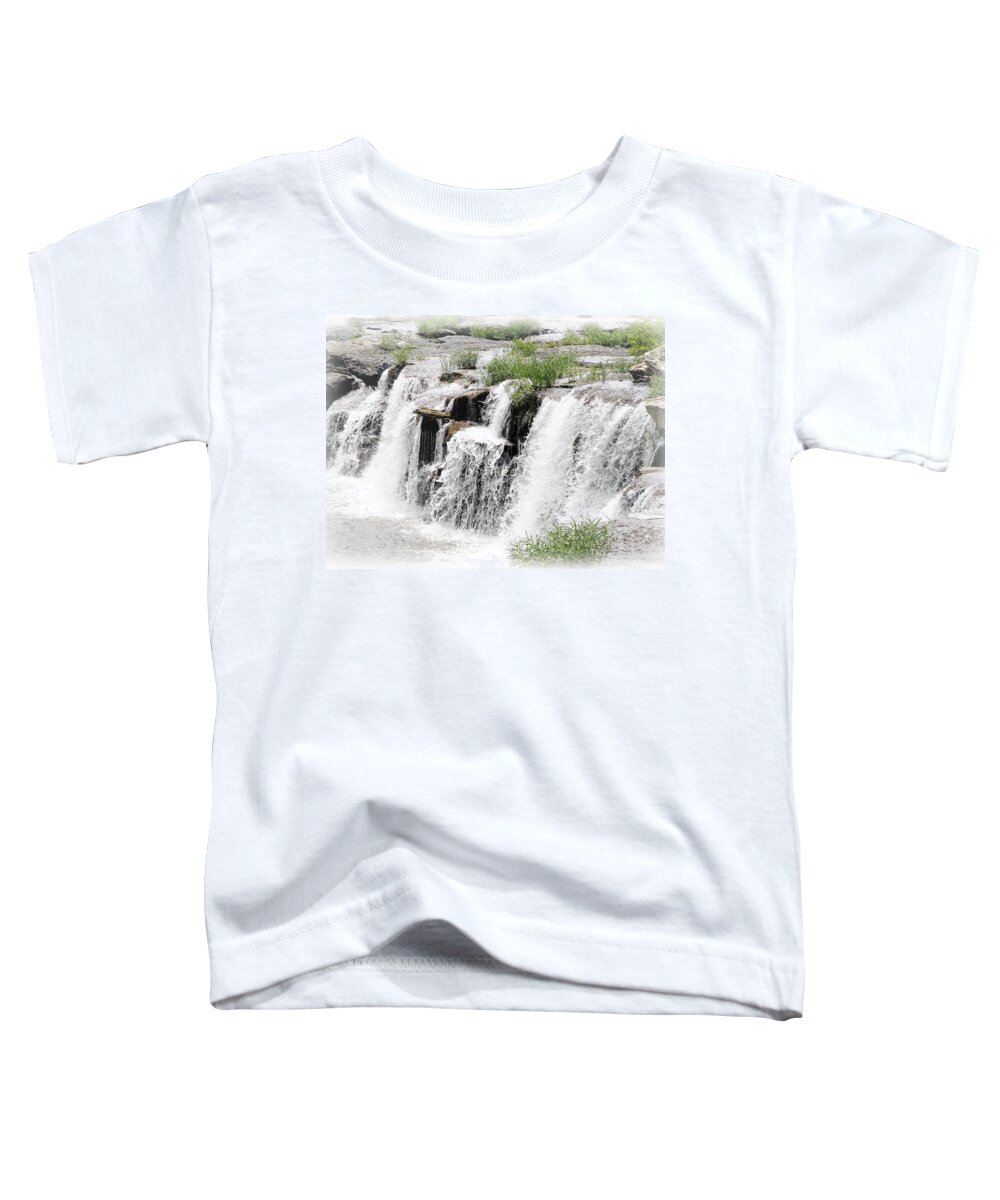 Waterfall Toddler T-Shirt featuring the photograph Cascading Beauty by Lisa Lambert-Shank