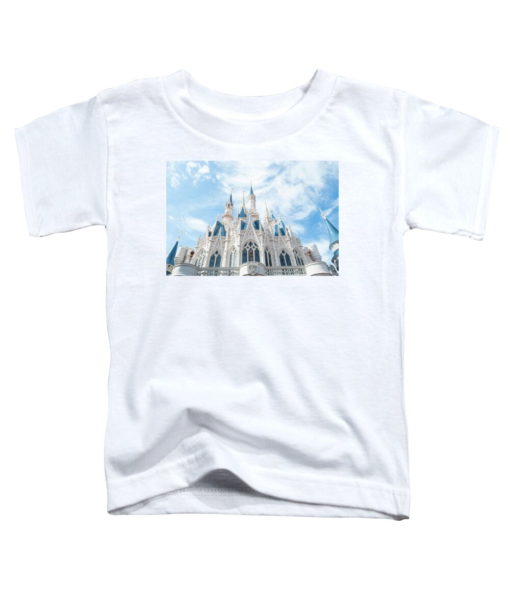 Castle Toddler T-Shirt featuring the photograph Castle Sky by Pamela Williams