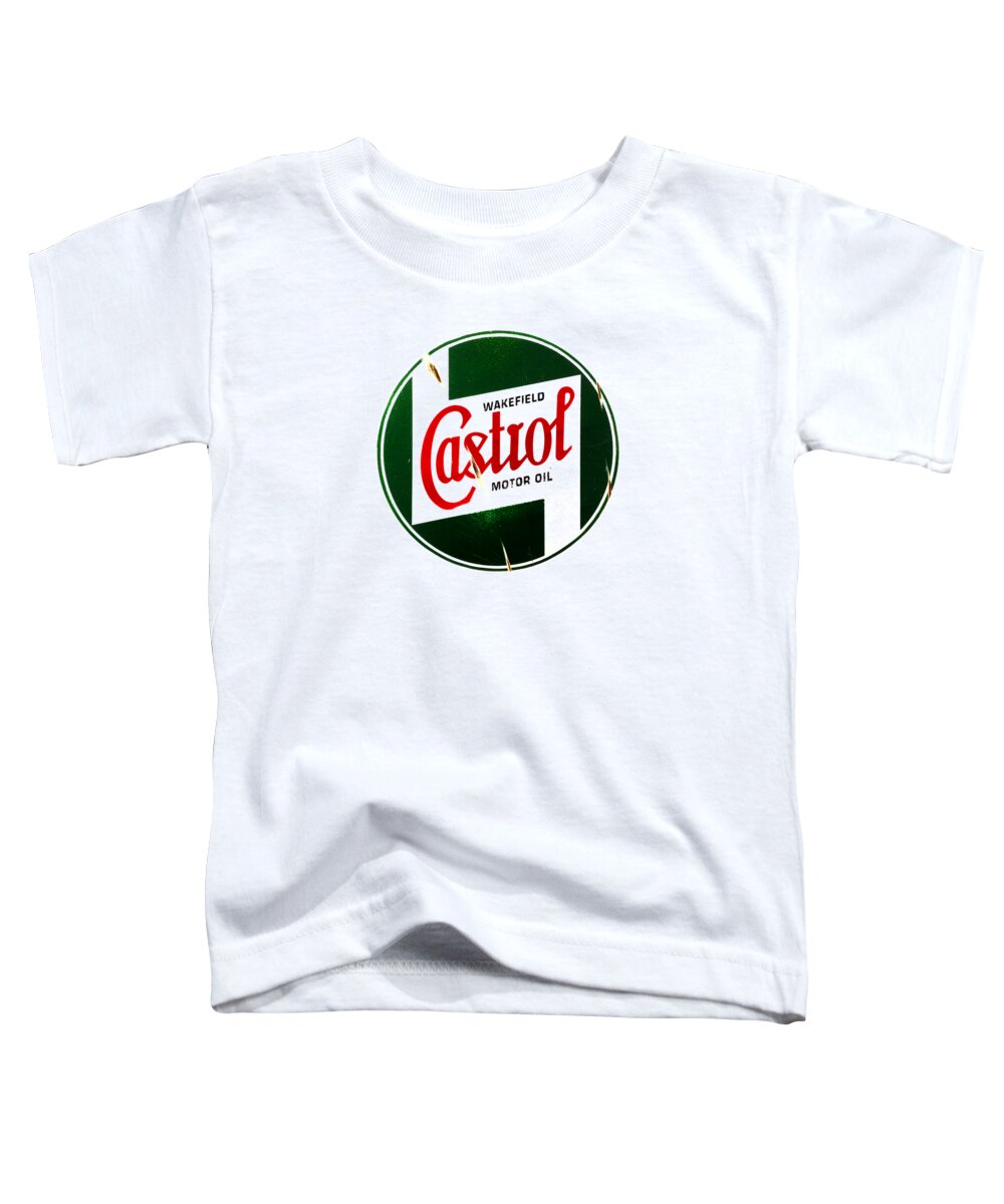 Castrol Motor Oil Toddler T-Shirt featuring the photograph Castrol Motor Oil by Mark Rogan