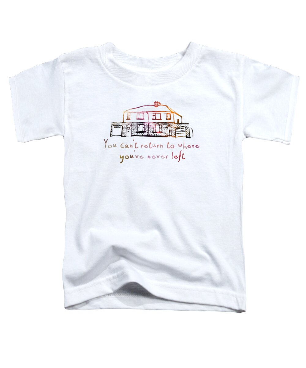 U2 Toddler T-Shirt featuring the digital art Cedarwood House by Clad63
