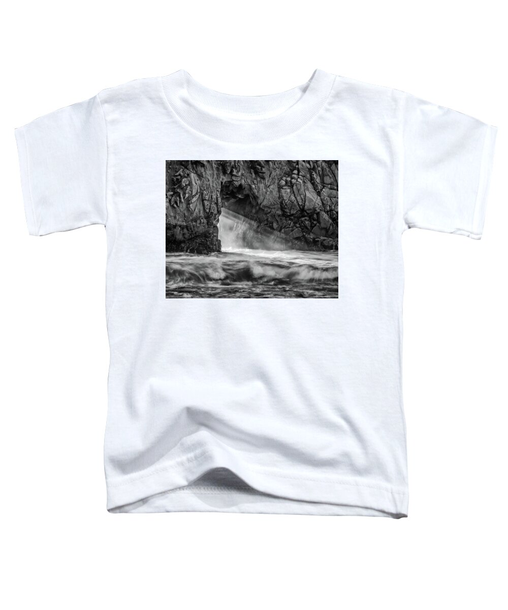 Chaos Toddler T-Shirt featuring the photograph Chaos - B W by George Buxbaum