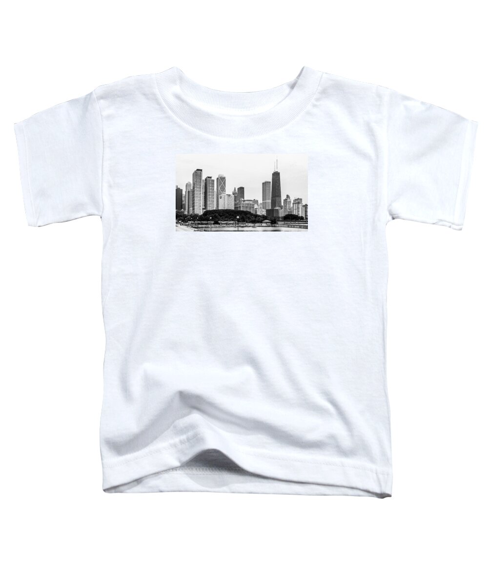 Chicago Toddler T-Shirt featuring the photograph Chicago Skyline Architecture by Julie Palencia