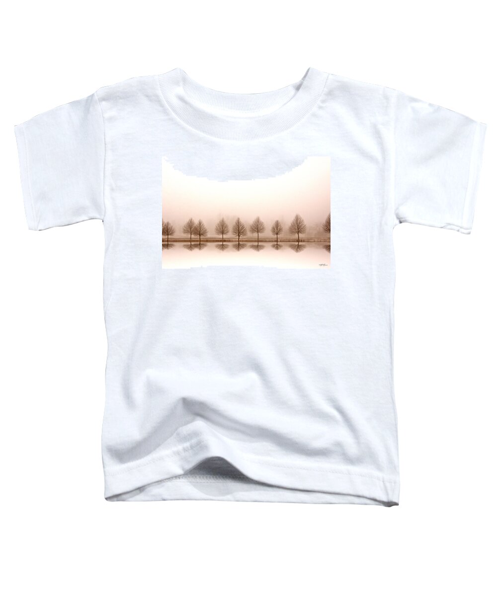 Fog Toddler T-Shirt featuring the photograph Chloe by Skip Tribby