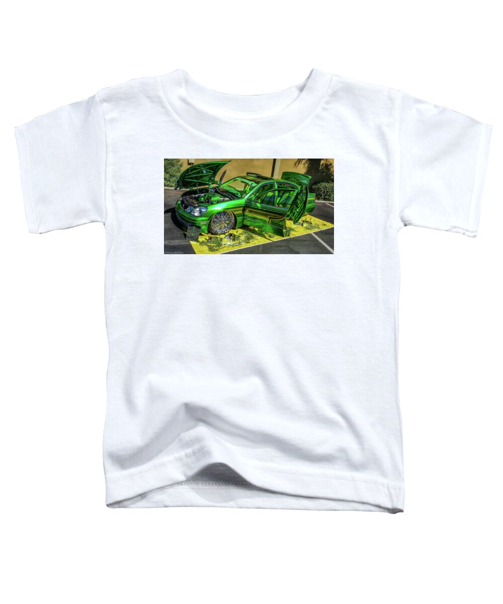 Prime Motivation Toddler T-Shirt featuring the photograph Chrome Passion by Tommy Anderson