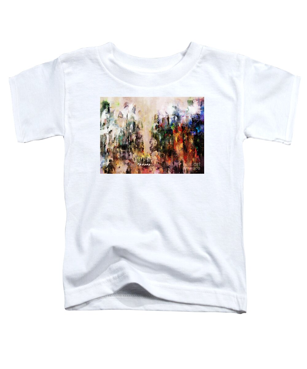 City Toddler T-Shirt featuring the photograph City Life by Claire Bull