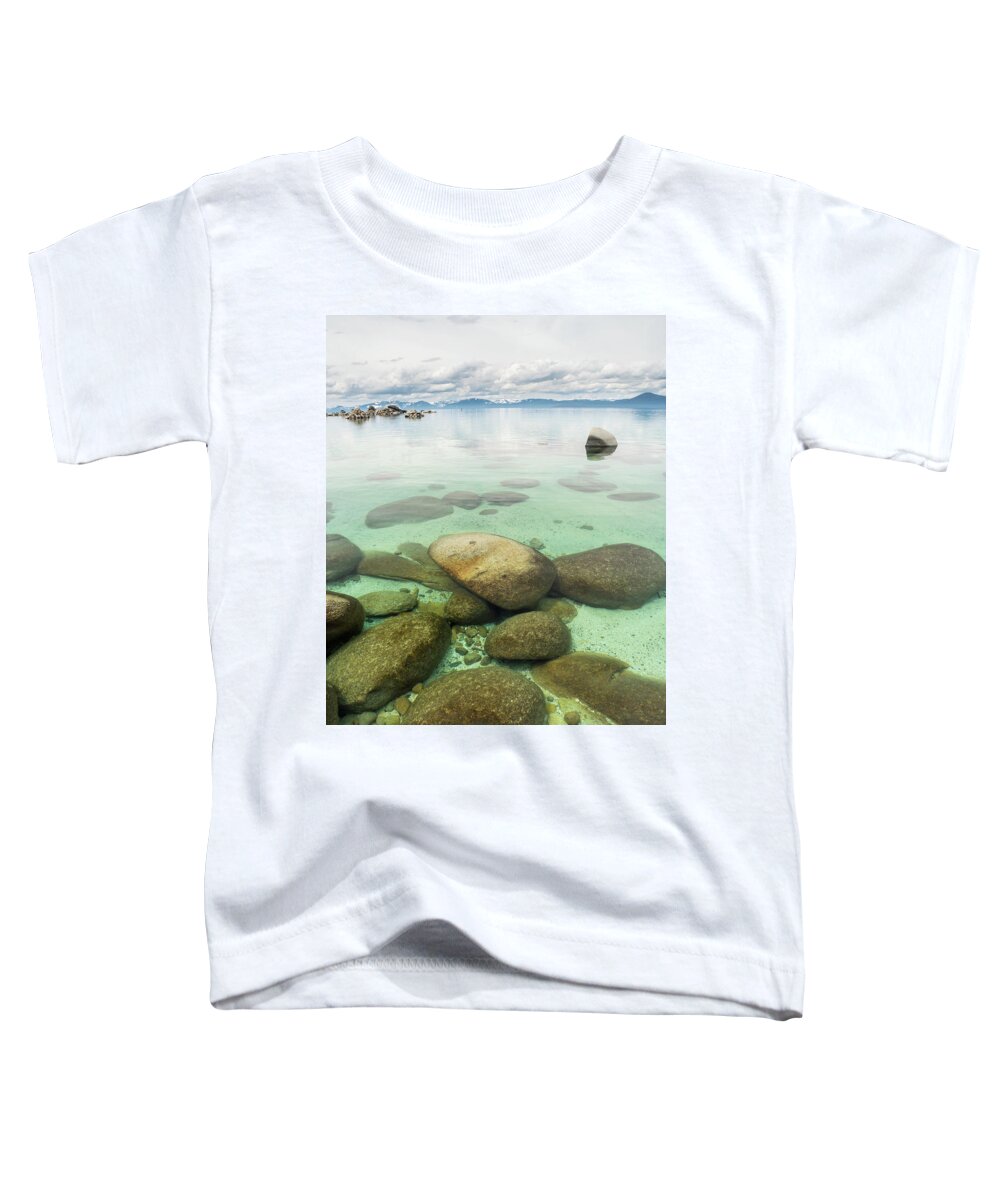 Usa Toddler T-Shirt featuring the photograph Clear Water, Stormy sky by Martin Gollery