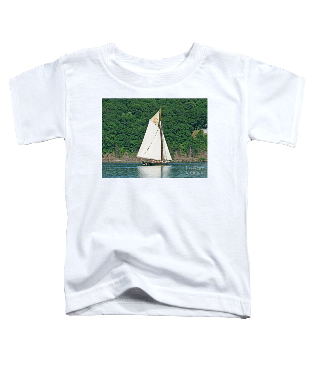 Clearwater Toddler T-Shirt featuring the photograph Clearwater Restored by Maxine Kamin